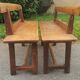 Pair of antique benches, 19th century