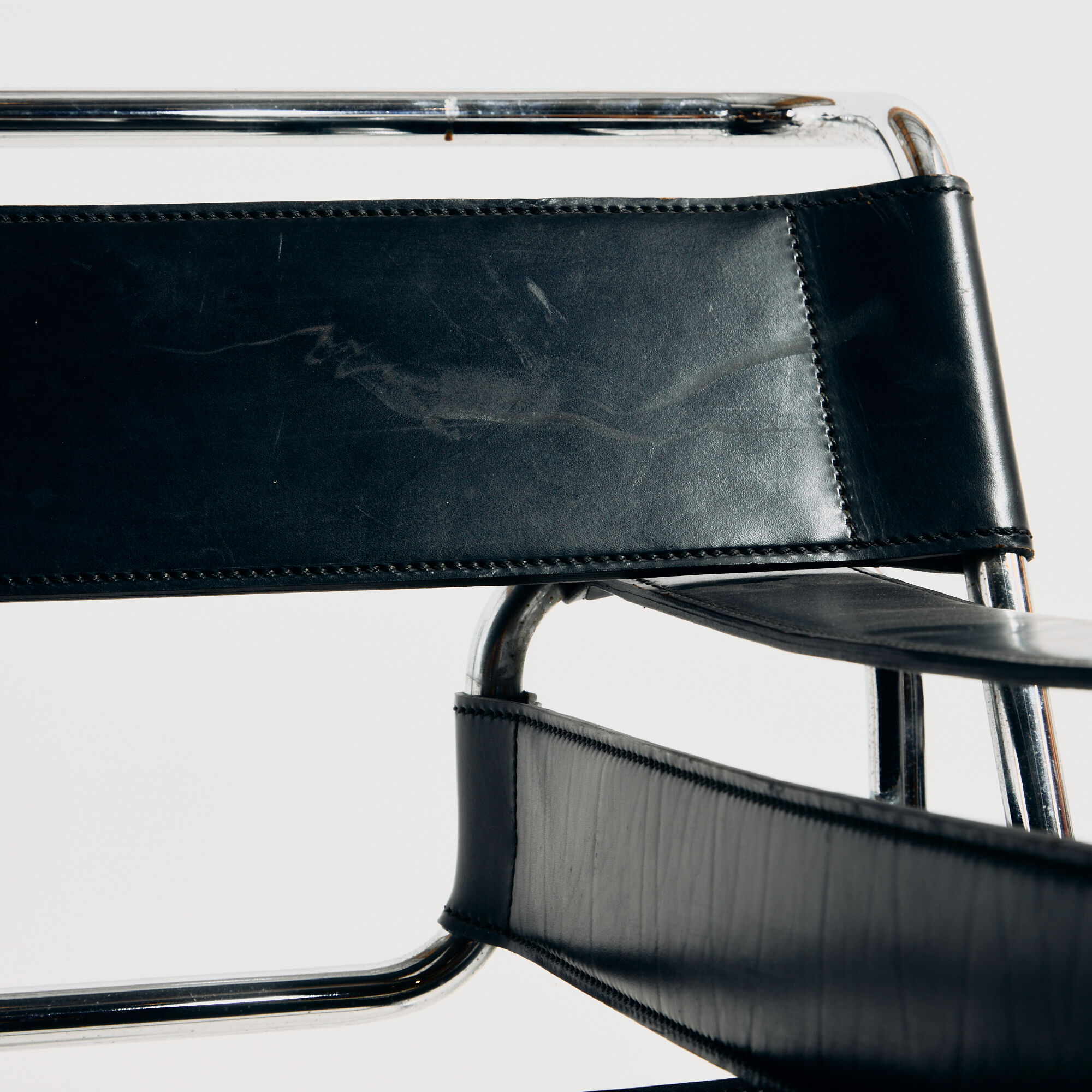 B3 Armchair / Wassily by Marcel Breuer for Gavina