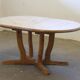 Rainer Daumiller Style Solid Extendable Pinewood Dining Table, 1980's Dyrlu