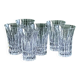 6 large crystal fruit juice glasses by Villeroy and Boch