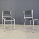 Ensemble de 6 chaises Sandow par René Herbst, années 1980
