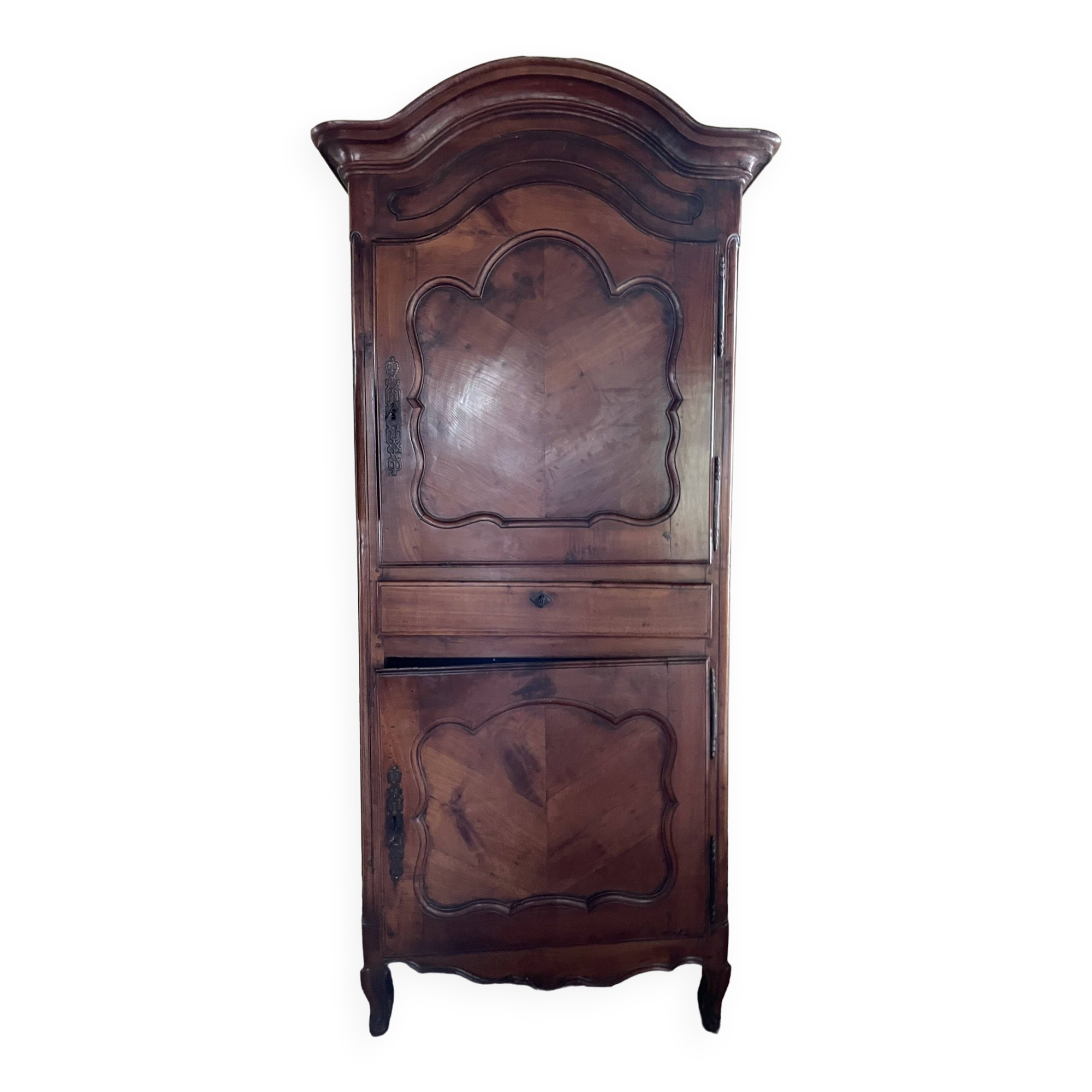 Cherry wood bonnet 2 doors and 1 drawer