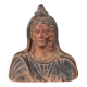 Etruscan-style terracotta bust, large-scale object, 19th century
