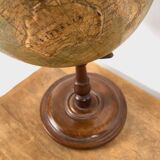 Antique globe with relief
