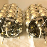 Pair of multi spheres lamps Space Age vintage