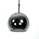 Targetti, set of two chrome sphere pendant lamps from 70s