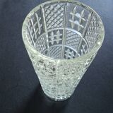 Vintage crystal large vase