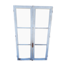 Ancienne fenêtre deux vantaux avec crémone