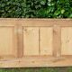 Low wall panelling 8.65m panelled with mouldings wainscoting skirting.