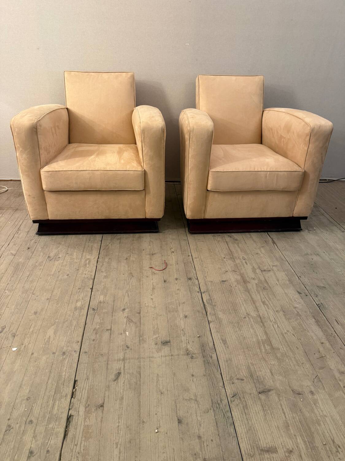 Pair of Art Deco armchairs