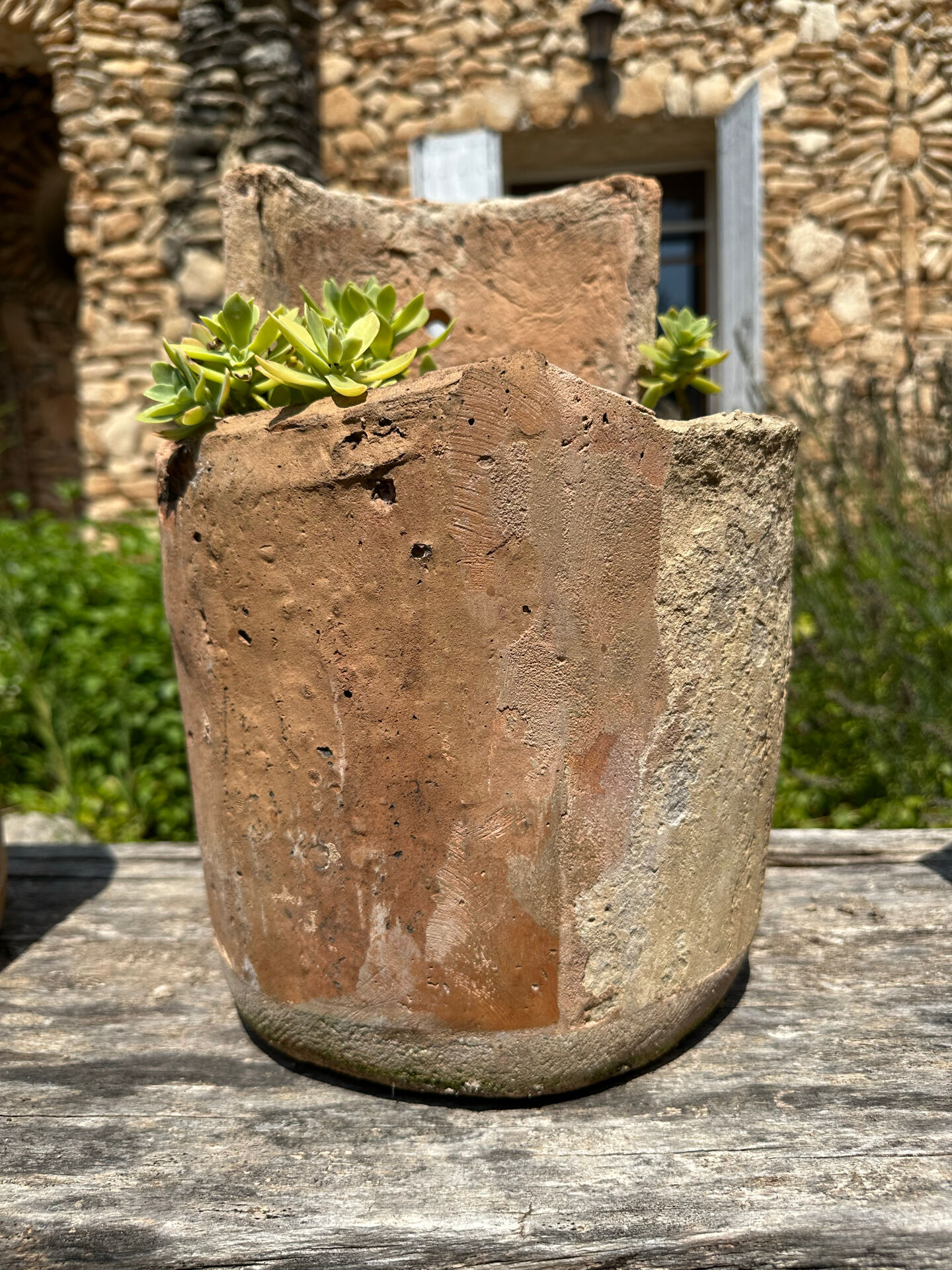 Pot en tuiles provençales