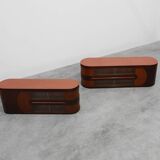 Ensemble of 2 Art Deco Counters and 1 cabinet attr. to De Coene, Belgium,19