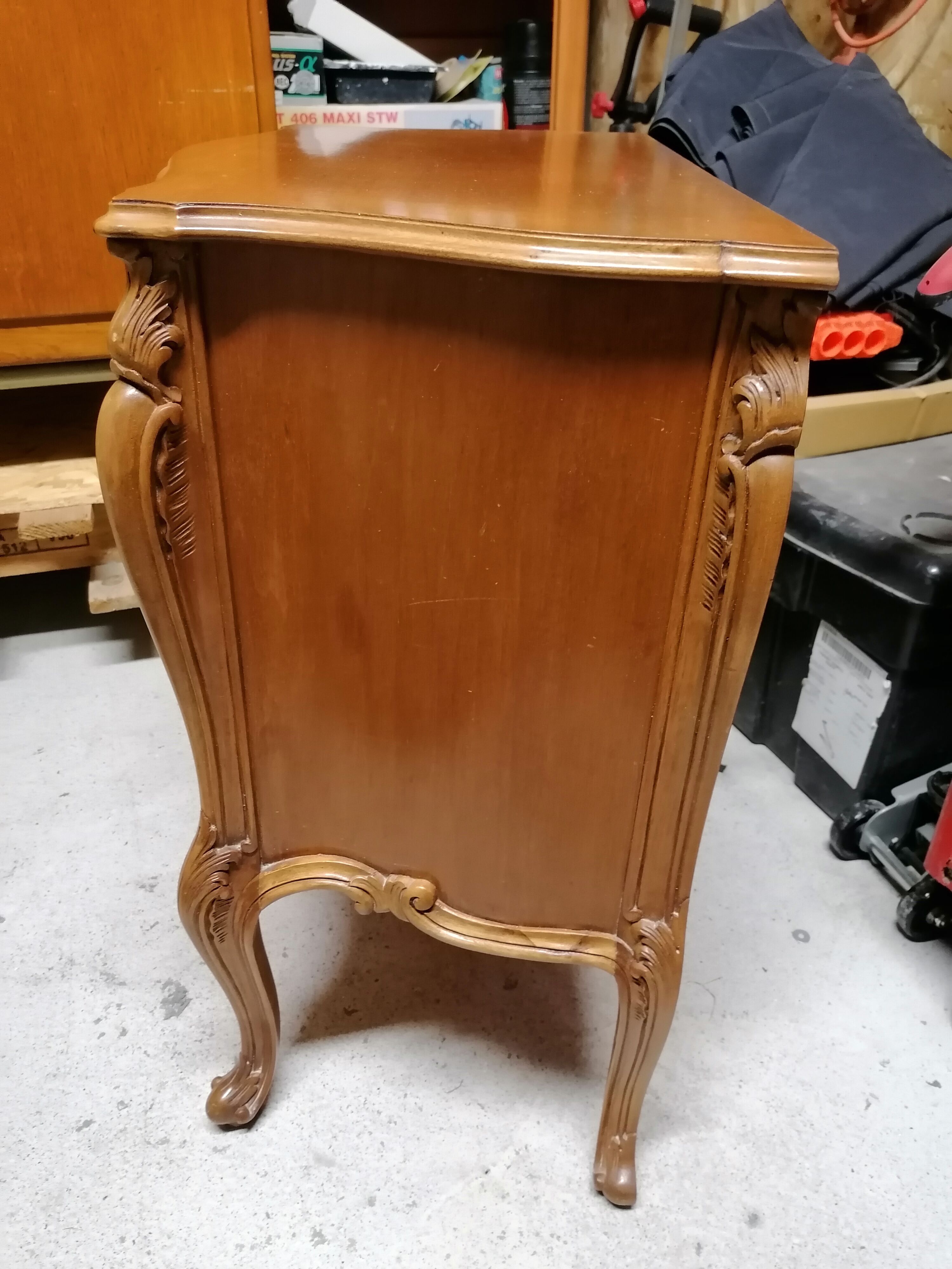 Baroque-style bedside