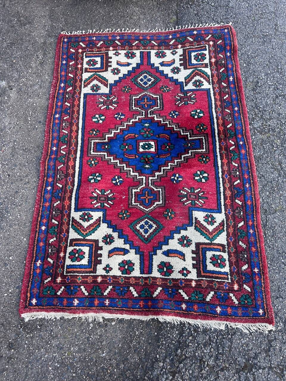 Tapis persan Hamadan fait main