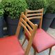 1960s skai compass leg chairs