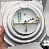 Set of 2 vintage 1990s Paul Neuhaus silver wall sconces