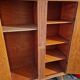 Wicker rattan bamboo wardrobe 1950 1960