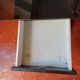 Bureau design vintage plateau verre style etienne fermigier 1970