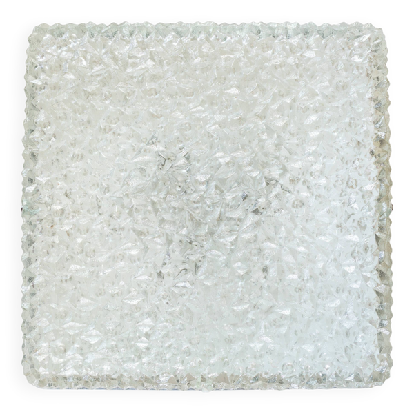 Grand plafonnier carré Holophane DC 3x75 W