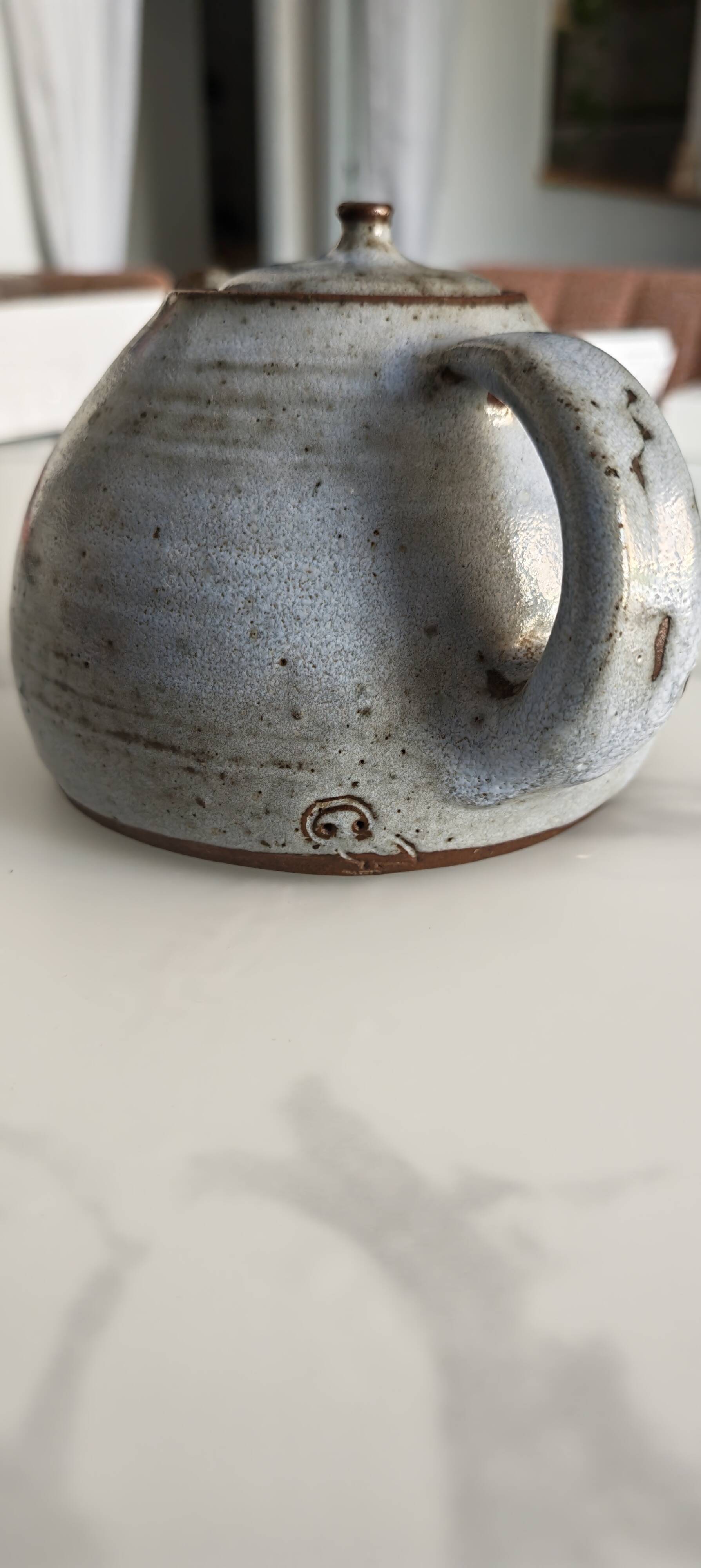 Teapot in grey by Jeanne and Norbert Pierlot