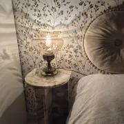 Pair of vintage Targetti bedside lamps - Candle bulb night lights
