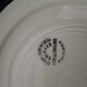 Hollow plate in earthenware of the Etablissements Grimaud Strasbourg diam 22,5 cm