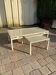 2 Tables basses vintage 1970 couleur ivoire