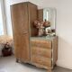 Asymmetrical Art Deco wardrobe