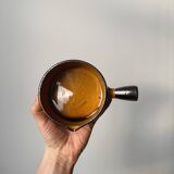 Caquelons - pans in yellow glazed stoneware from Vallauris