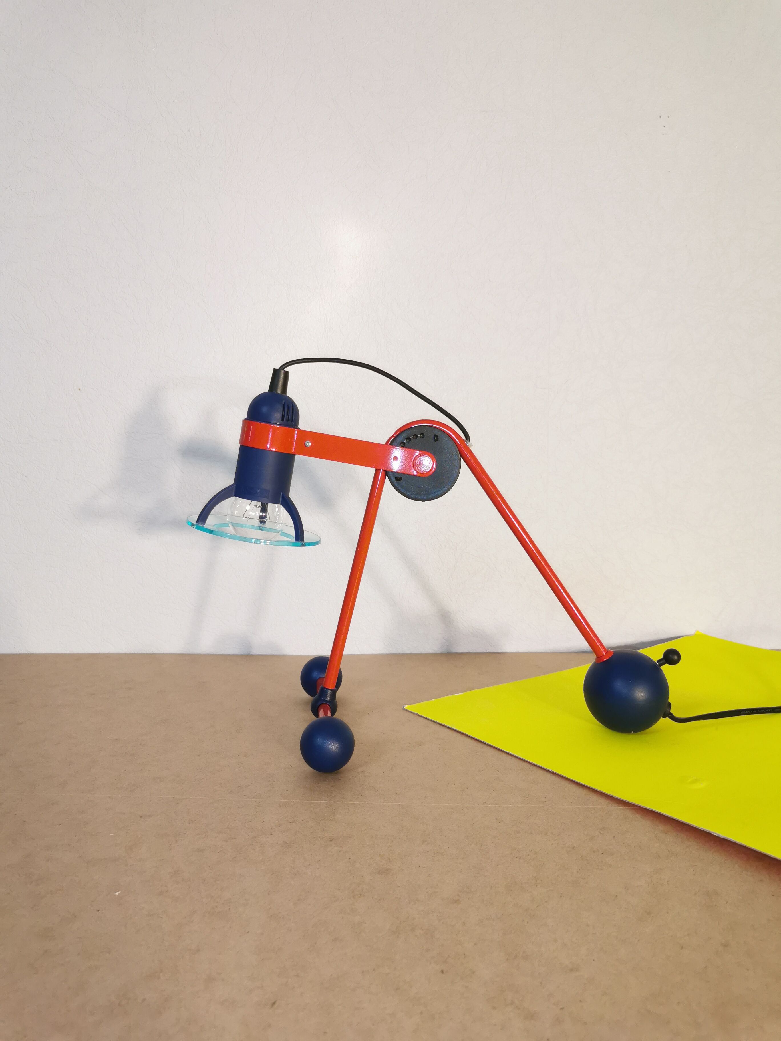 Lampe orientable postmoderne, 1980