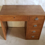 Blond oak desk