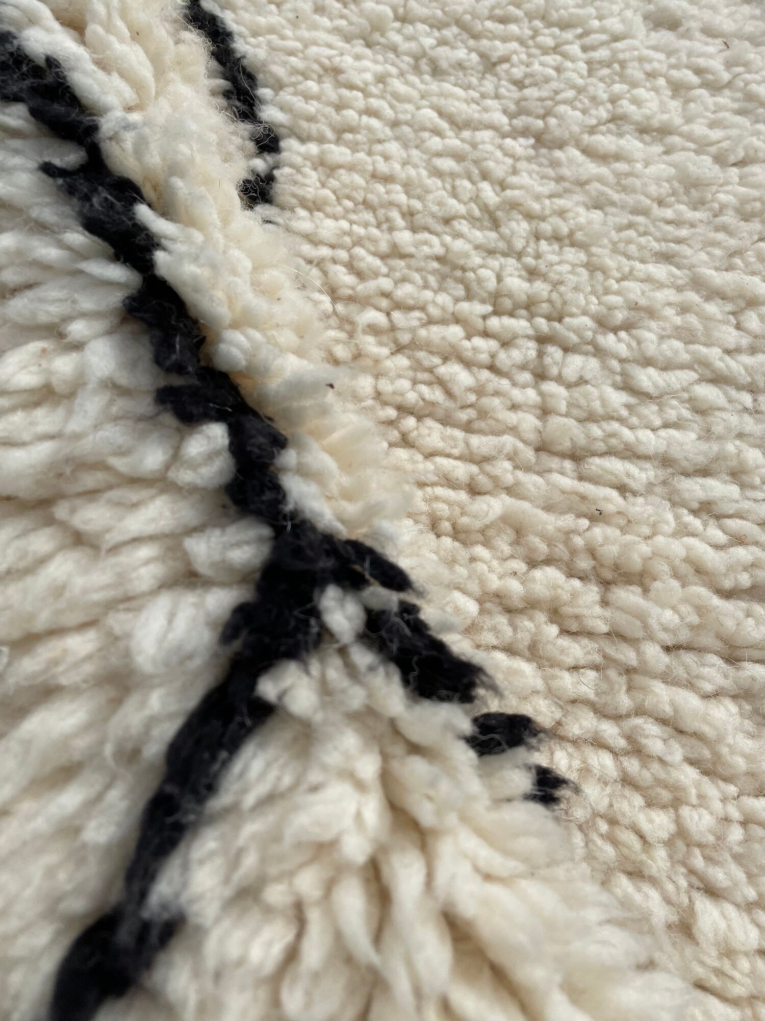 Large Berber carpet corridor Beni Ouarain 80x330 cm