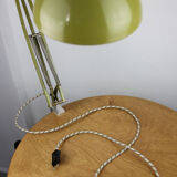 Green Adjustable Achitect Table Lamp, 1970s