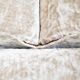 Beige chenille sectional sofa, 3 pieces, 1970s