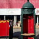 Public edicule made in sets for a former theater of Franche Comté