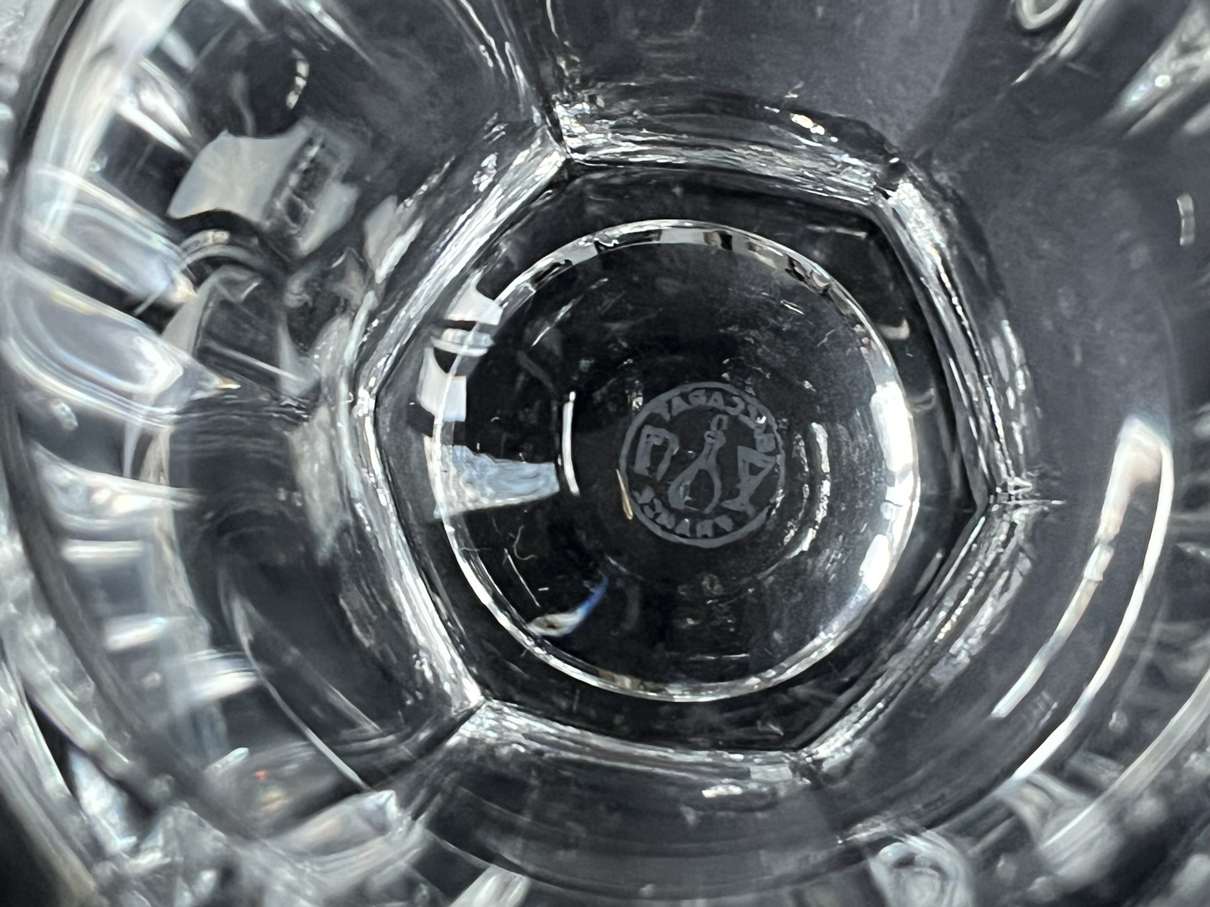 Baccarat crystal mustard