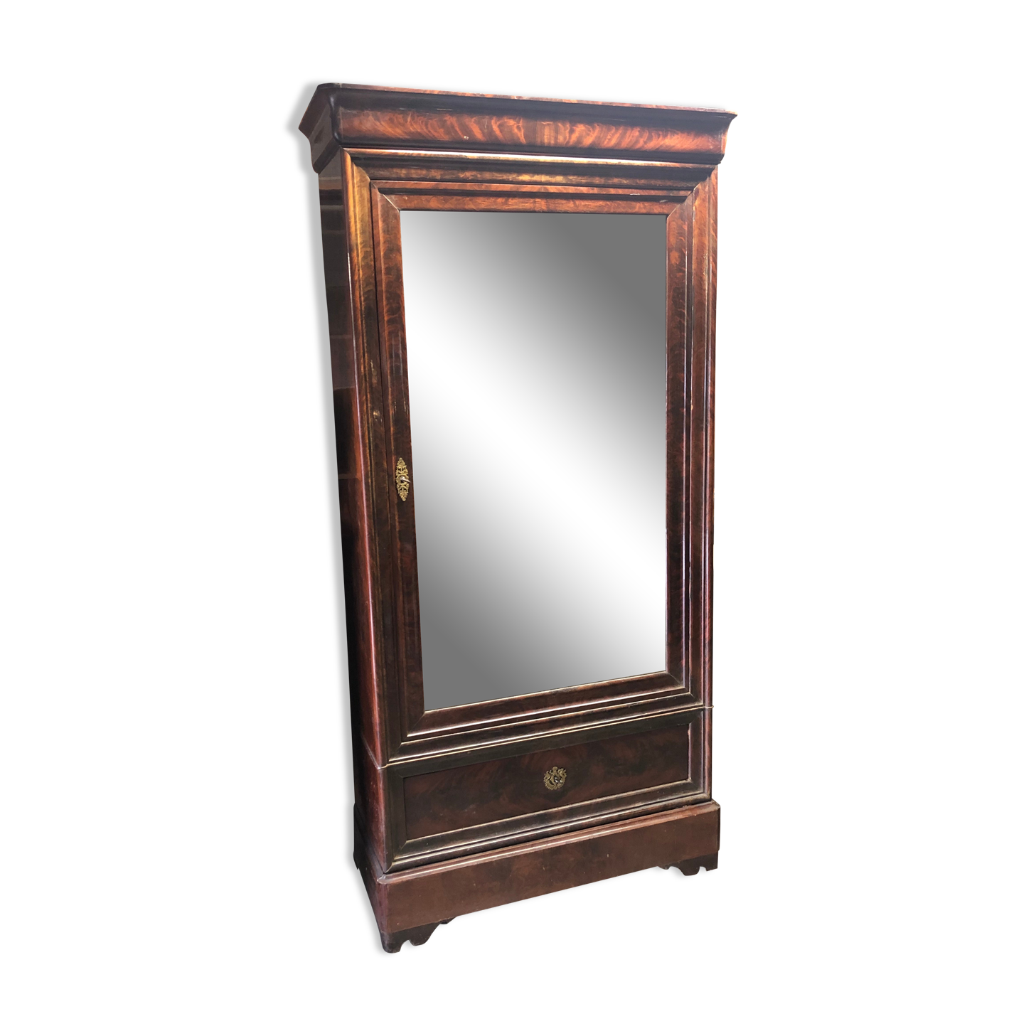 Antique wardrobe with large ice cream