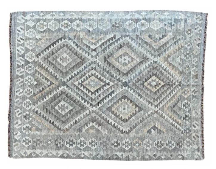 Marine kilim carpet 192 x 154 cm