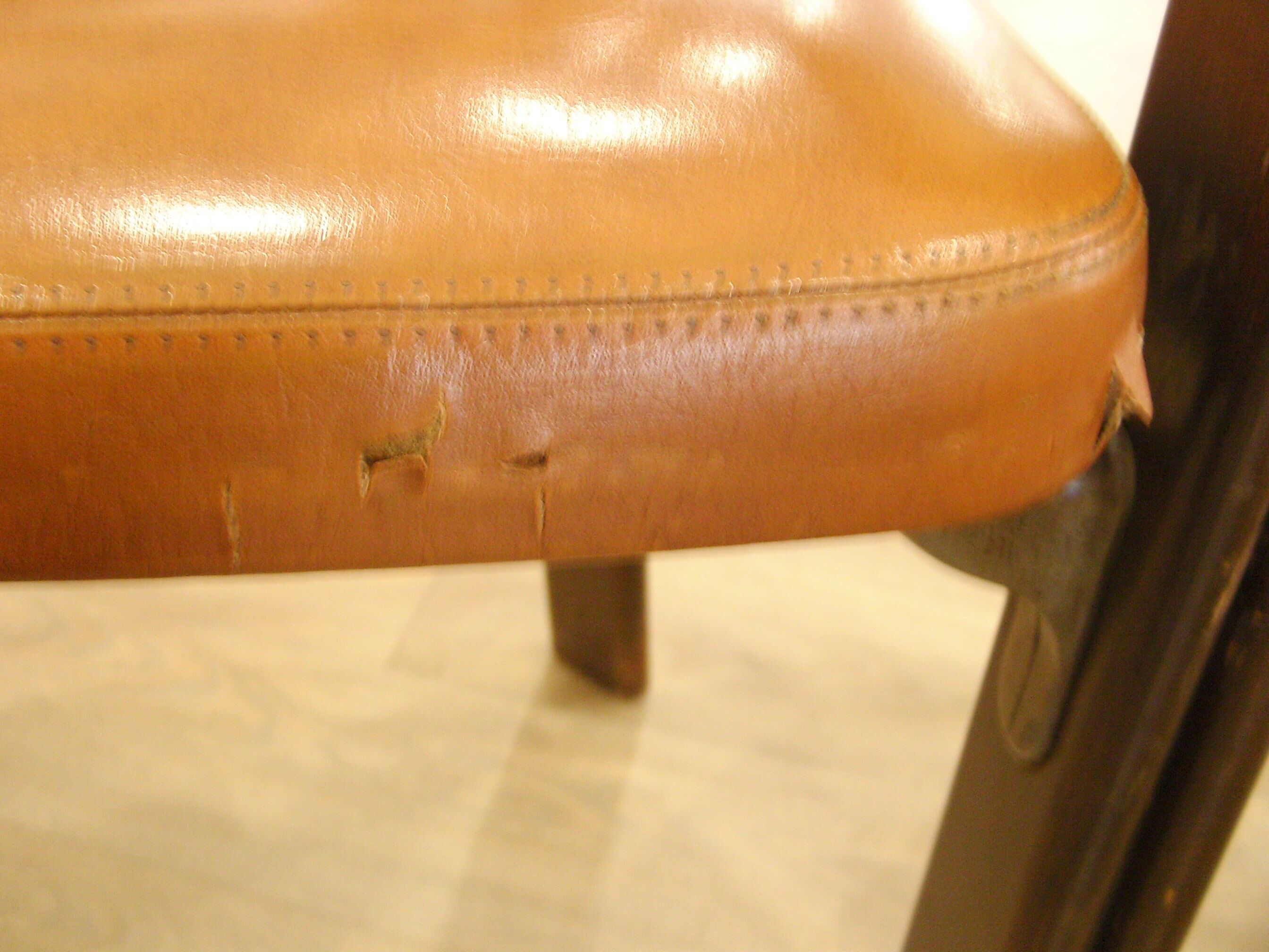 6 chairs design Bruno Rey, published by Dietiker and manufactured by the workshop "Stuhl aus Stein am Rhein