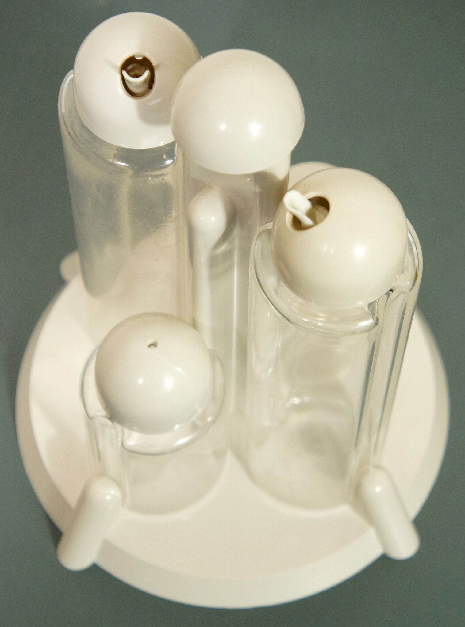 Space age Guzzini condiment servant, Italy circa 1970