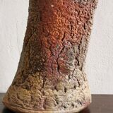 Vase en grès brut circa 1980
