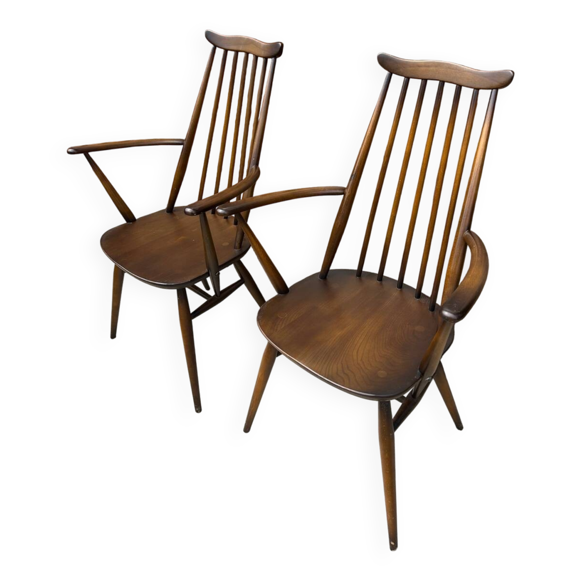 Pair of Ercol armchairs