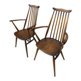 Pair of Ercol armchairs