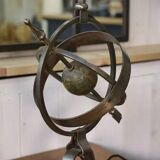 Neoclassical astrolabe lamp by Jean-Pierre Ryckaert 1960s