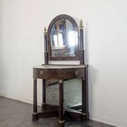 Rare Empire period half-mirror dressing table