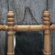 Wooden bamboo imitation mirror, antique mirror, hanging mirror