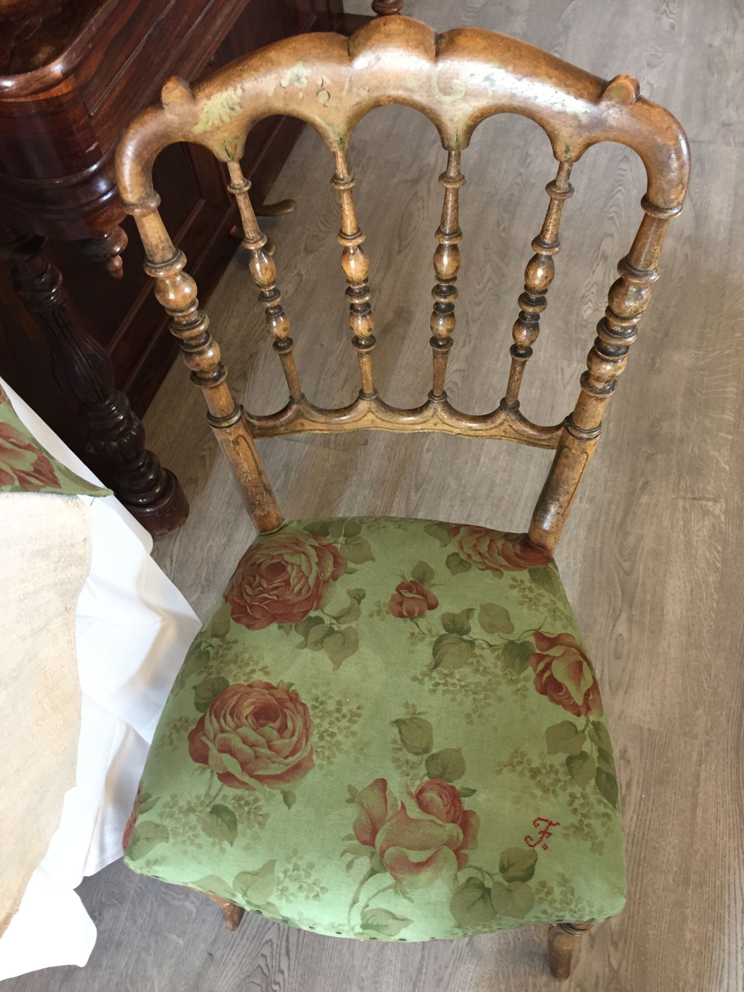 Paire de chaise ancienne style Napoléon
