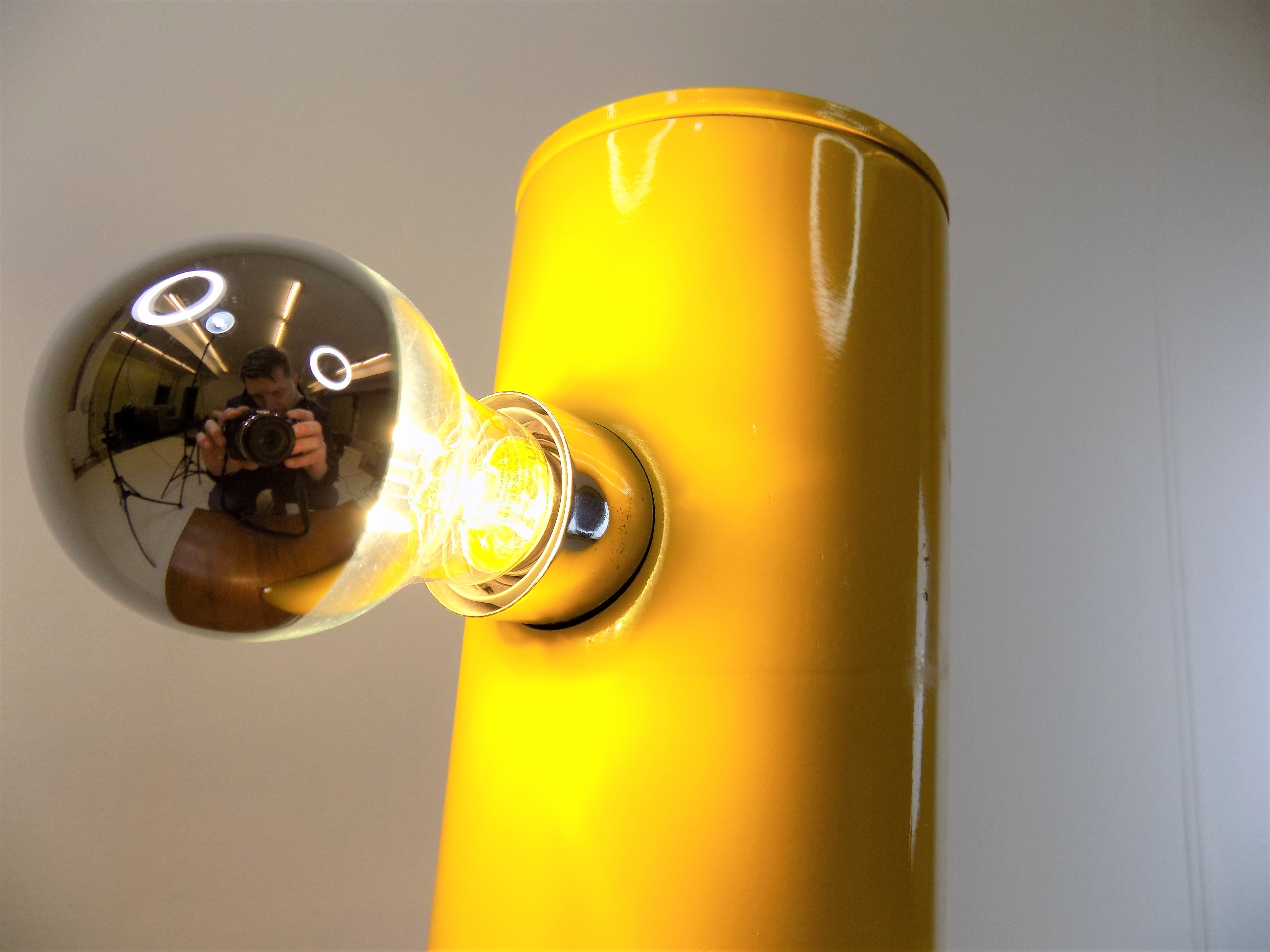 Hillebrand table lamp Cylinder 70s