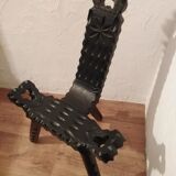 Brutalist tripod chair
