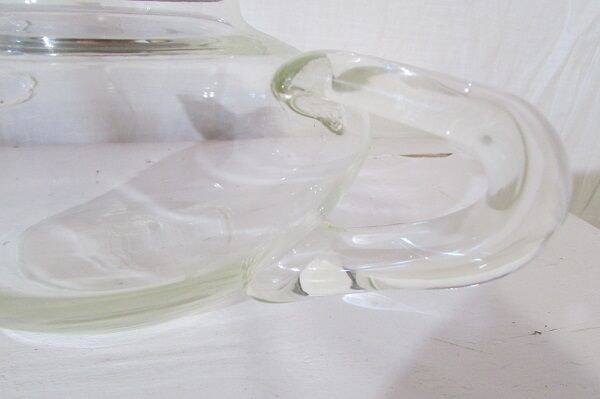 Old blown glass teapot